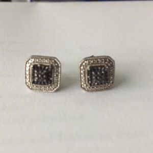 Kay Jewelers Black Diamond Earrings